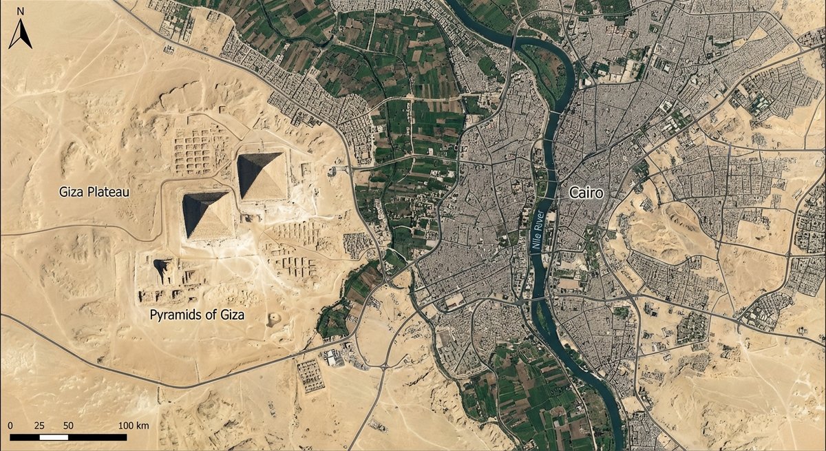 Où se trouvent les pyramides de Gizeh