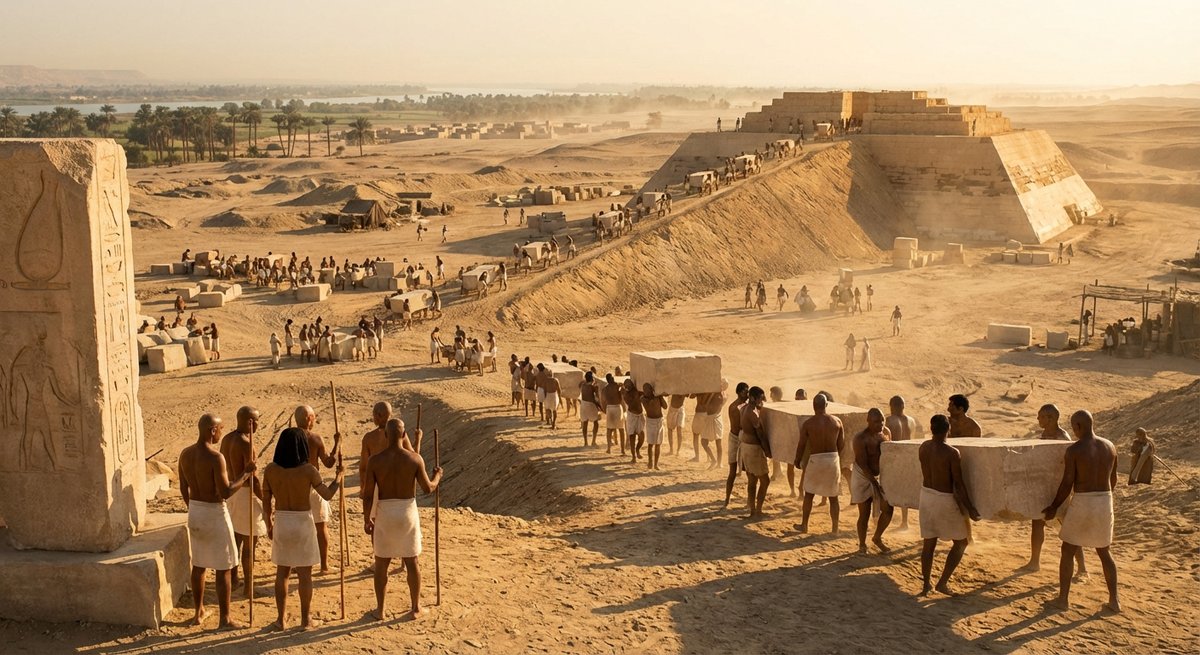 Qui a construit les pyramides